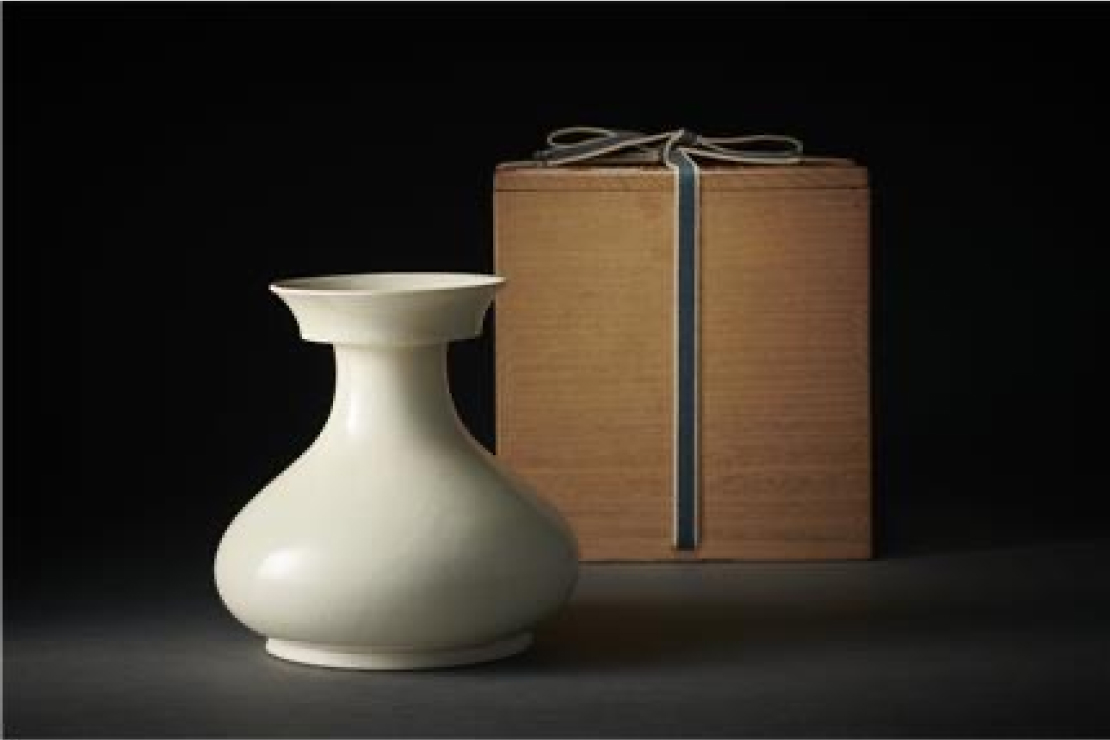 唐初期 白瓷盤口壺
